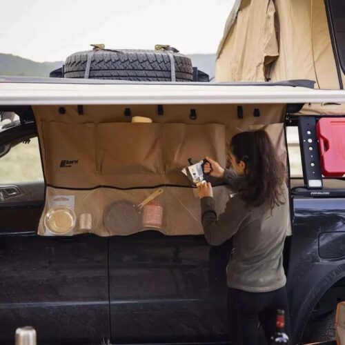 Horntools Organizer für Dachzelte und Markisen, braun