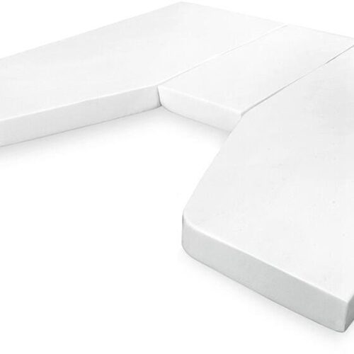 Walra Jersey Spannbettlaken-Set, 3-teilig, weiß