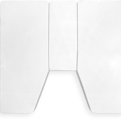 Walra Molton Matratzenauflagen für Einzelbetten, 3-teilig, weiß