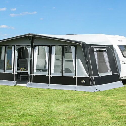 dwt Prime Air II Reisezelt, (Gr.61), 981-1005cm, hellgrau/anthrazit