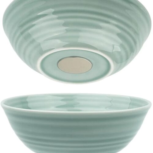 silwy Magnet-Porzellanbowls, 2er-Set, cyan