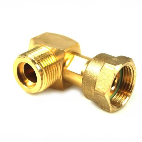 Drehmeister Winkelstück, 90° AG M20x1,5 - M20x1,5 ÜM