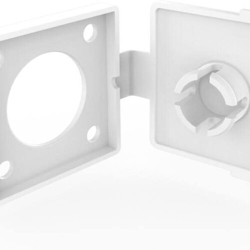 Drehmeister Tankdeckel viereckig für HK-Flach LPG Tankventil, weiß