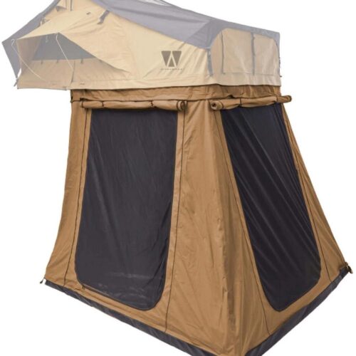 Vickywood Vorzelt zu zu Dachzelt BIG Willow 180 ECO -2.2m hoch, goldbraun