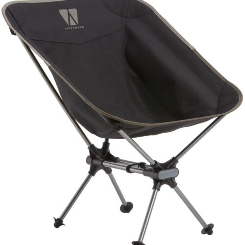 VICKYWOOD Lightweight 2.0 Campingstuhl, schwarz