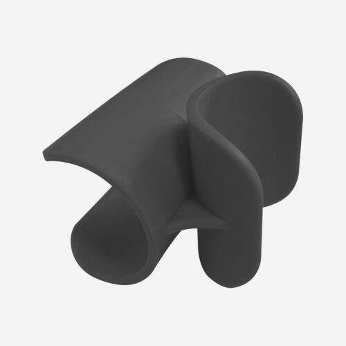 Clip anthrazit - Crespo Ersatzteil-Nr. 1162791 - für Fußstütze 80