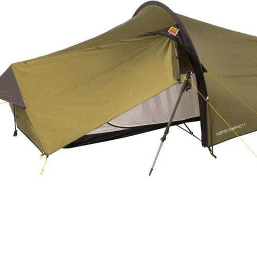 Wild Country Norte Compact Tunnelzelt. 1-Person, 160x220cm, dunkelgrün
