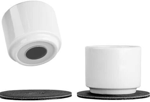 silwy Magnet-Porzellan-Eierbecher, 2er Set