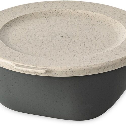 Koziol Connect Box mit Deckel, 700ml, nature ash grey