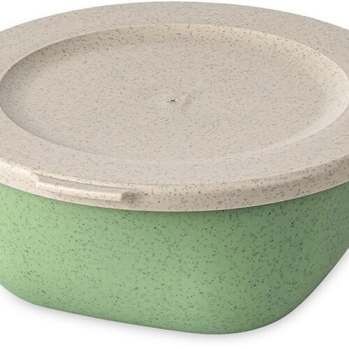 Koziol Connect Box mit Deckel, 700ml, nature leaf green