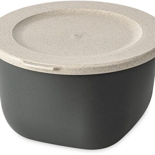 Koziol Connect Box mit Deckel, 1l, nature ash grey