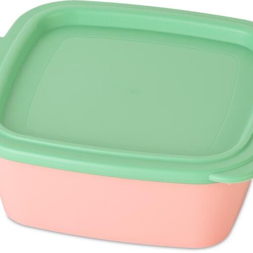 Koziol Nora Box Schale mit Deckel, 750ml, sweet pink/mid green