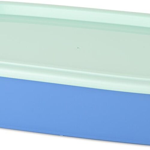 Koziol Nora Box Schale mit Deckel, 1,4l, strong blue/sweet green