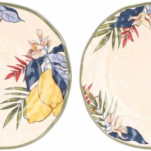 Rose & Tulipani Limù Teller, 2er-Set