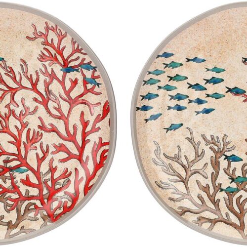 Rose & Tulipani Sea Life Teller, 2er-Set