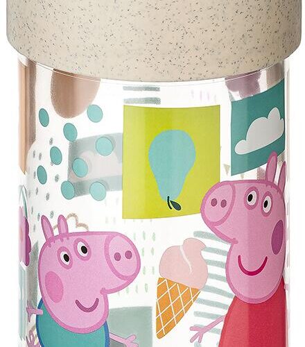 Koziol Buddy Snack- und Trinkflasche, 500ml, Peppa Pig