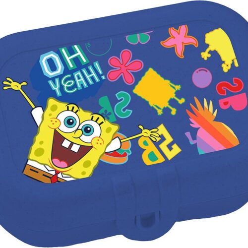 Koziol Pascal Ready Mini Lunchbox-Set, 3-teilig, Spongebob Squarepants