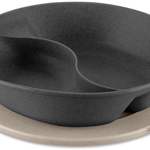 Koziol connect Separee Menüteller, 1,5L, nature ash grey