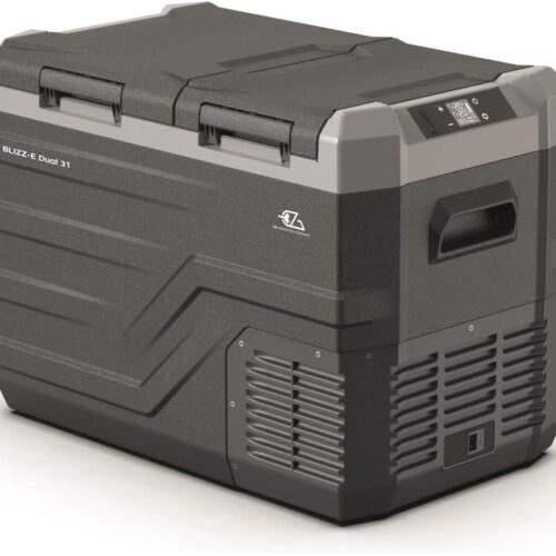 EZA Blizz-E Dual-Kompressor-Kühlbox, 31L, 12/24V schwarz/grau