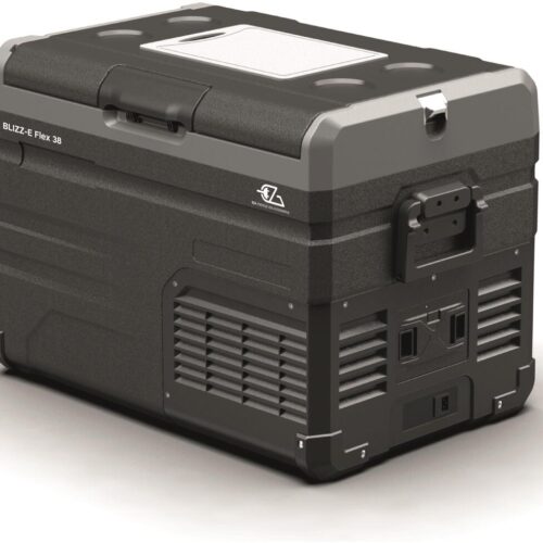 EZA Blizz-E Flex Kompressor-Kühlbox, 38L, 12/24V, schwarz/grau