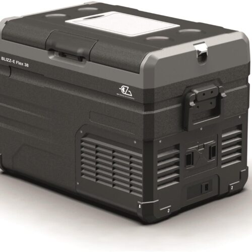 EZA Blizz-E Flex Kompressor-Kühlbox, 47L, 12/24V, schwarz/grau
