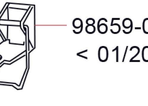 Befestigungshaken - Fiamma Ersatzteil Nr. 98659-022 - Passend zu Fiamma Bi-Pot 1513/1520