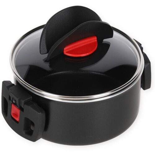 Ballarini Click & Cook Kochtopf mit Glasdeckel, ø16cm, 1,6L