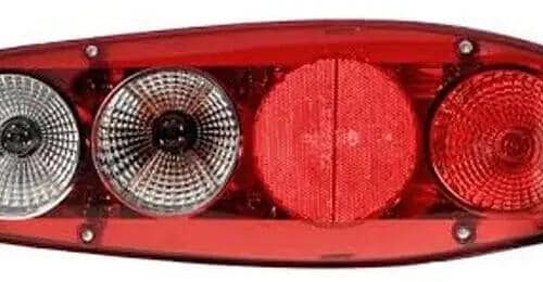 Hella Caraluna II Heckleuchte mit rundem Rückstrahler, rechts