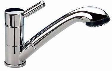 Reich Trend E Einhebelmischer, Ø36mm, Flexschlauch, Mikroschalter, chrom, mit Brause JULIA