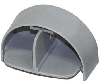 Fawo Endkappe für Hubtischfuß, grau