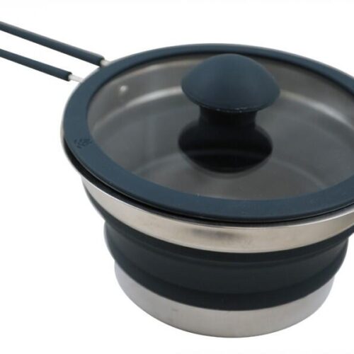 Vango Cuisine Non-Stick Topf, faltbar, 1L, deep grey