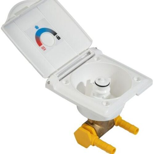 Lilie Externer Duschanschluss, 10mm, weiß