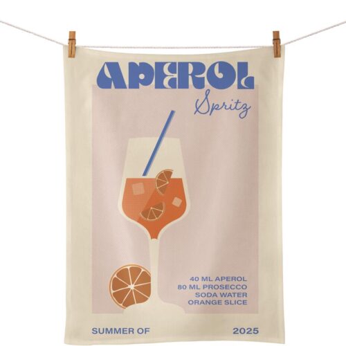 bioloco Organic Geschirrtuch, Aperol