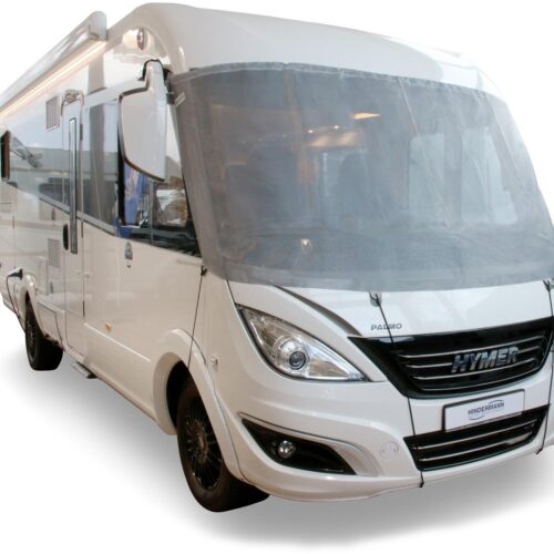 Hindermann Screen Sonnenschutzmatte, universal für integrierte Reisemobile, 2,47x1,30 m, grau