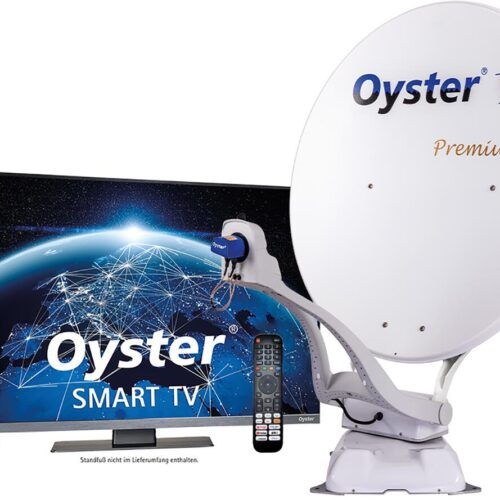 TenHaaft Oyster V 85 Premium Satanlage inkl. Smart TV 32 (81cm), Single Skew, weiß