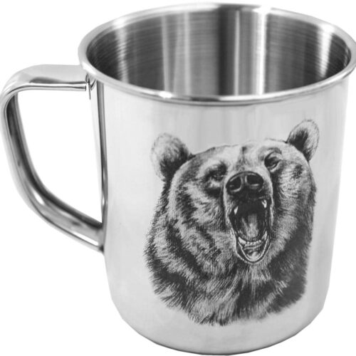 Stabilotherm Vagabund Becher, Edelstahl, 300ml, Bär