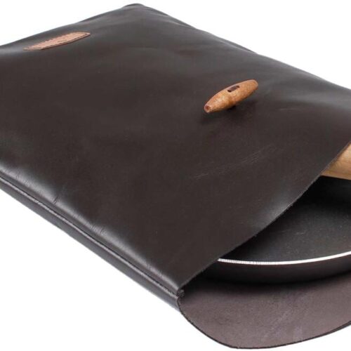 Stabilotherm Ledertasche für Bratpfanne, schwarz