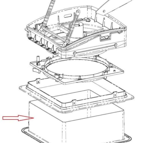Innenrahmen - Ersatzteil-Nr. 10A20211-3.0 - für MaxxFan Dachhaube