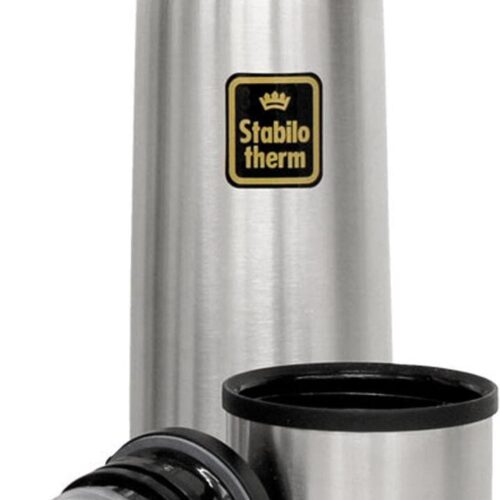Stabilotherm Thermoskanne mit Drehstopfen, 300ml, silber