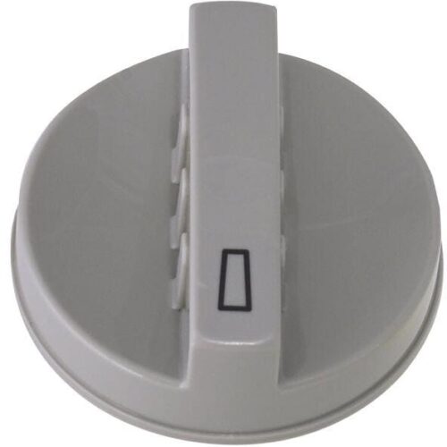 Drehknopf Thermostat, silbergrau - Dometic Ersatzteil Nr. 241338320 - für Kühlschränke RM 53X0