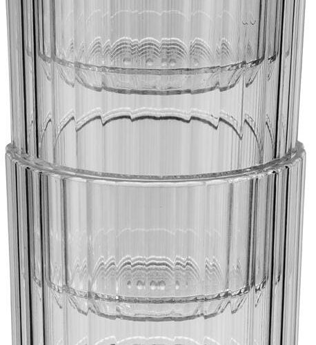 APS Linea Trinkglas, Tritan, 300ml, grau, 4er Set