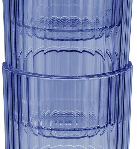 APS Linea Trinkglas, Tritan, 300ml, blau, 4er Set