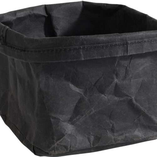 APS Brotkorb/-tasche aus Naturfaser, 12x11,5cm, schwarz