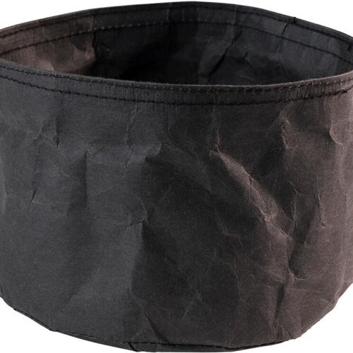 APS Brotkorb/-tasche aus Naturfaser, Ø17cm, schwarz