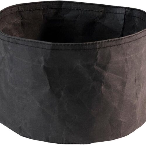 APS Brotkorb/-tasche aus Naturfaser, Ø20cm, schwarz