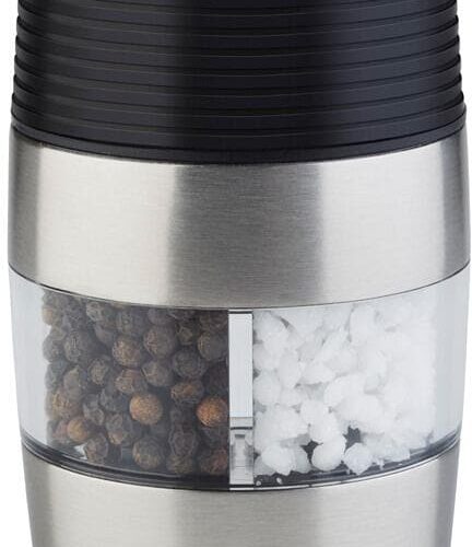 APS Salz- und Pfeffermühle, 5x6,5x10cm, silber/schwarz