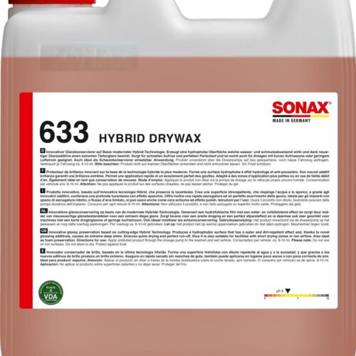 Sonax Hybrid DryWax, 10l