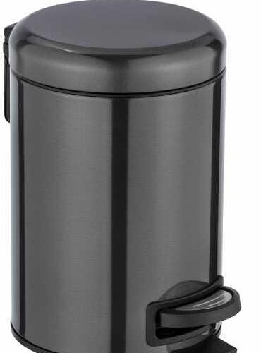 Wenko Leman Kosmetik Treteimer, 3L, schwarz
