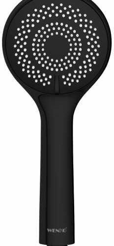 Wenko Watersaving Duschkopf, schwarz