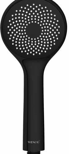 Wenko Watersaving Duschkopf, schwarz